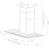 Кухонная вытяжка Elica Flat Glass Plus IX/A/90 [PRF0097368]
