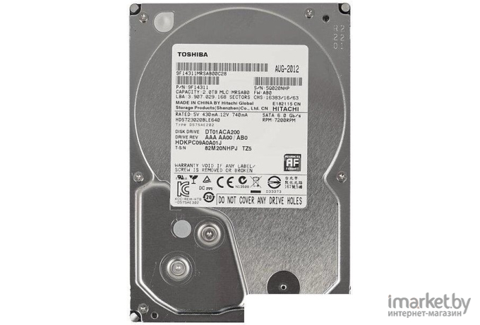 Жесткий диск Toshiba DT01ACA 2TB (DT01ACA200)