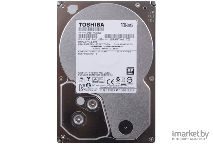 Жесткий диск Toshiba DT01ACA 2TB (DT01ACA200)