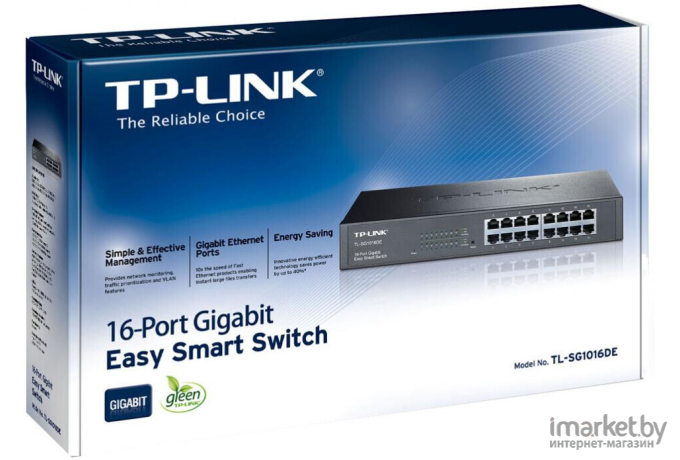 Настраиваемый коммутатор TP-Link TL-SG1016DE