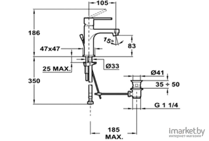 Смеситель TEKA AUK 913