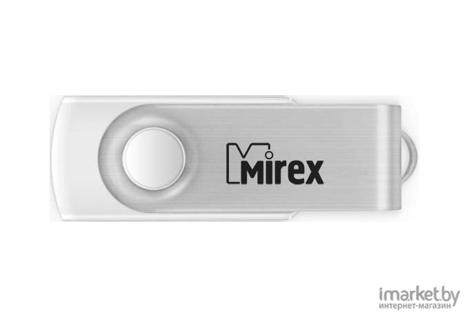 USB Flash Mirex SWIVEL WHITE 4GB (13600-FMUSWT04)