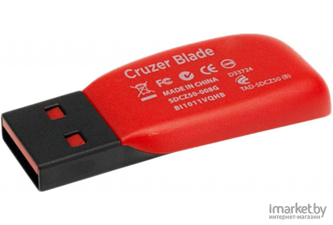 USB Flash SanDisk Cruzer Blade Black 128GB (SDCZ50-128G-B35)