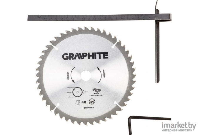 Дисковая пила GRAPHITE 58G488