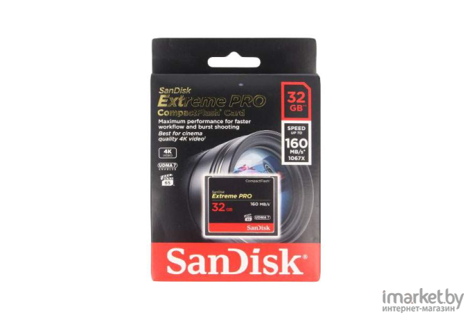 Карта памяти SanDisk Extreme Pro CompactFlash 32GB (SDCFXPS-032G-X46)