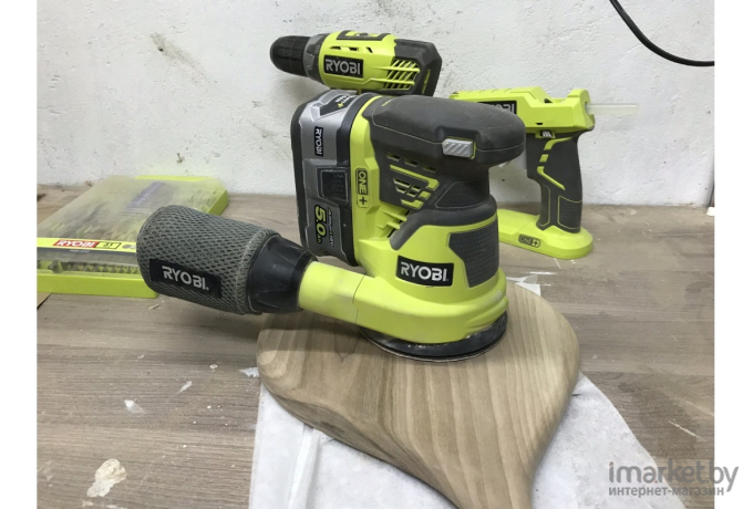 Эксцентриковая шлифмашина (орбитальная) Ryobi R18ROS-0