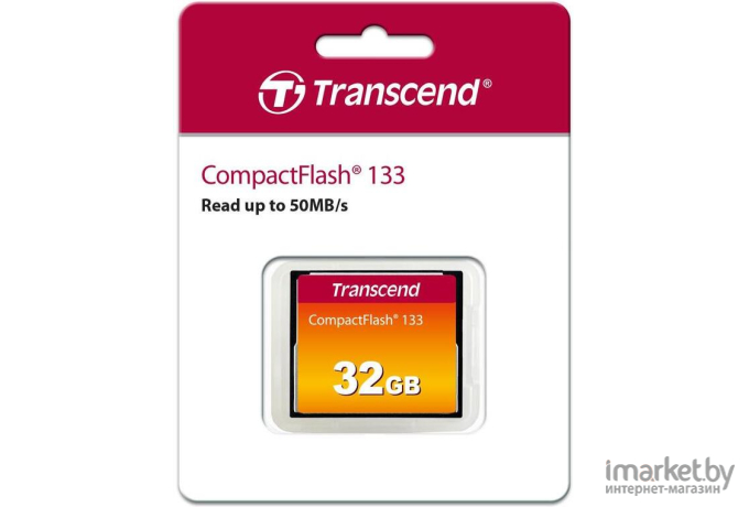 Карта памяти Transcend 133x CompactFlash 32 Гб (TS32GCF133)