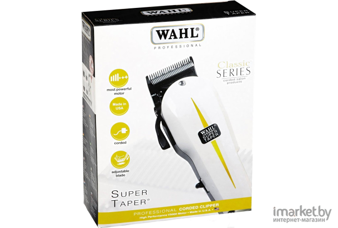 Машинка для стрижки волос Wahl Super Taper [8466-216, 4008-0480]