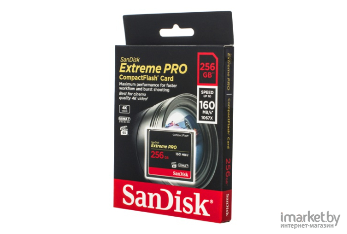 Карта памяти SanDisk Extreme Pro CompactFlash 256GB [SDCFXPS-256G-X46]