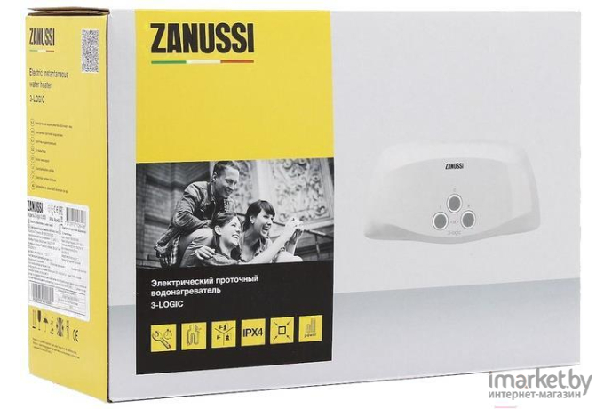 Проточный водонагреватель Zanussi 3-logic 5.5 TS