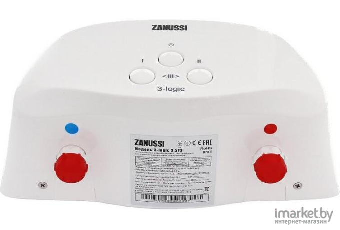 Проточный водонагреватель Zanussi 3-logic 5.5 TS