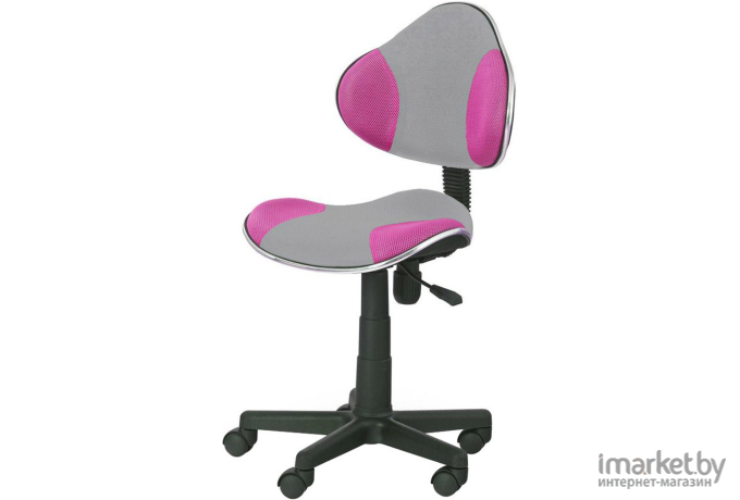 Кресло Halmar Flash 2 серо-розовый