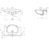 Умывальник Cersanit Erica 70 70x48 (S-UM-ERI70-1-w)