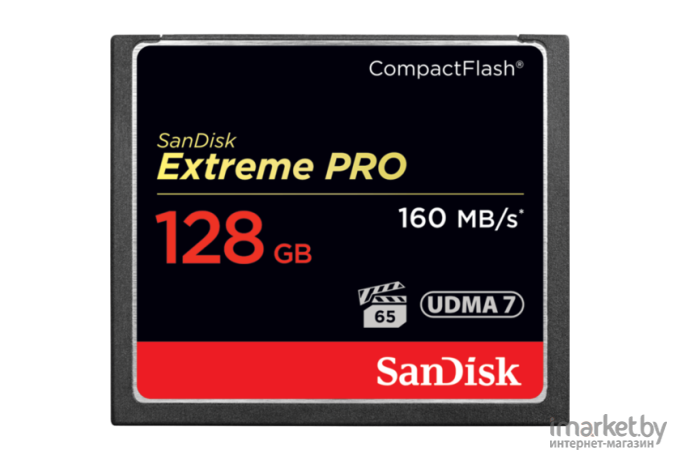 Карта памяти SanDisk Extreme Pro CompactFlash 128GB [SDCFXPS-128G-X46]