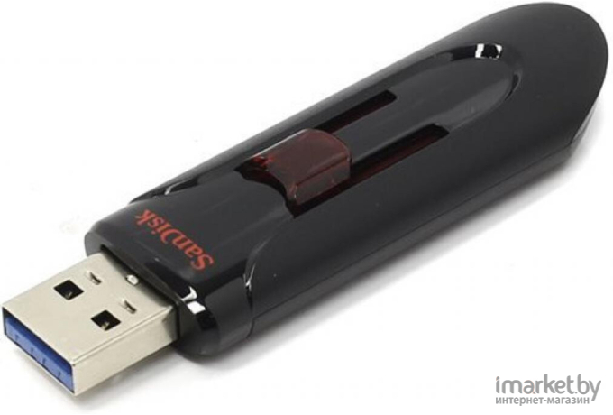 USB Flash SanDisk Cruzer Glide 16GB Black [SDCZ600-016G-G35]