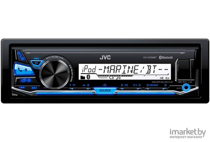 USB-магнитола JVC KD-X33MBT