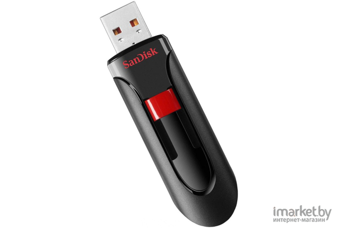 USB Flash SanDisk Cruzer Glide 64GB Black [SDCZ600-064G-G35]