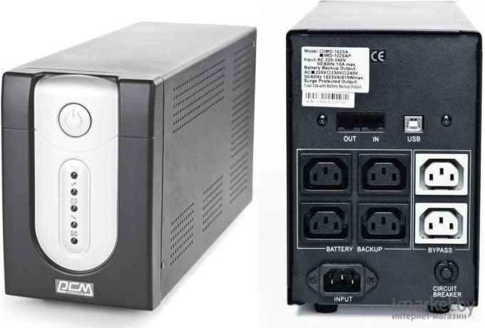 Источник бесперебойного питания Powercom Imperial IMP-1200AP 1200VA