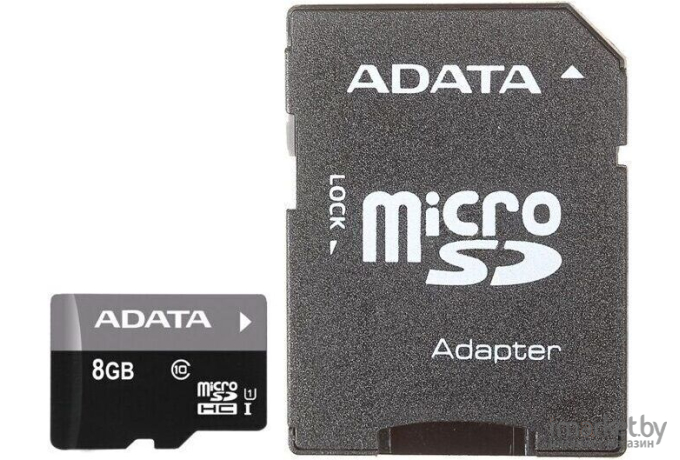 Карта памяти A-Data Premier microSDHC UHS-I U1 (10 Class) 32 Gb (AUSDH32GUICL10-RA1)