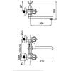 Смеситель Rubineta Milano-1 (C)(K) (M1CK06)