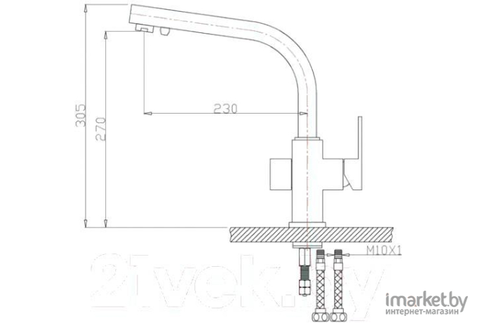 Смеситель ZorG ZR 311 YF