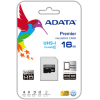 Карта памяти A-Data Premier microSDHC UHS-I U1 (10 Class) 16 Gb (AUSDH16GUICL10-RA1)