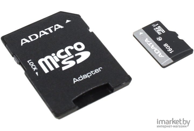 Карта памяти A-Data Premier microSDHC UHS-I U1 (10 Class) 16 Gb (AUSDH16GUICL10-RA1)