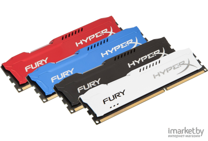 Оперативная память Kingston HyperX Fury White 8GB DDR3 PC3-14900 (HX318C10FW/8)