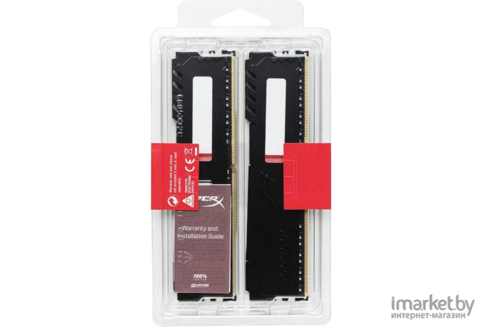 Оперативная память Kingston HyperX Fury Black 2x8GB KIT DDR3 PC3-14900 (HX318C10FBK2/16)