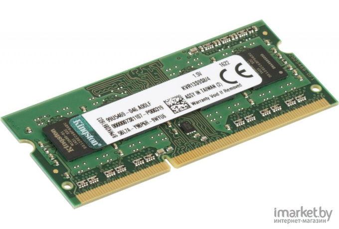 Оперативная память Kingston 4GB DDR3 SO-DIMM PC3-10600 (KVR13S9S8/4)