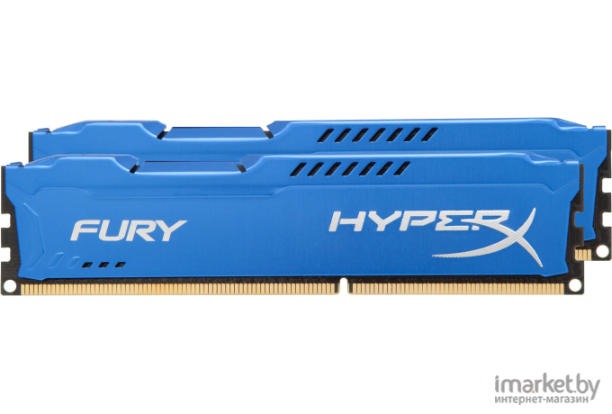 Оперативная память Kingston HyperX Fury Blue 2x4GB KIT DDR3 PC3-14900 (HX318C10FK2/8)