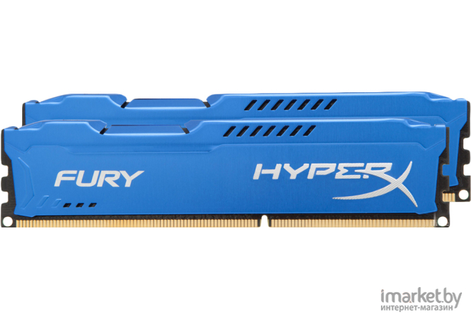 Оперативная память Kingston HyperX Fury Blue 4GB DDR3 PC3-12800 (HX316C10F/4)