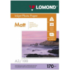 Фотобумага Lomond Матовая двухстороняя А3 170 г/кв.м. 100 листов (0102012)