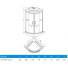 Душевая кабина Erlit ER3509P-C3