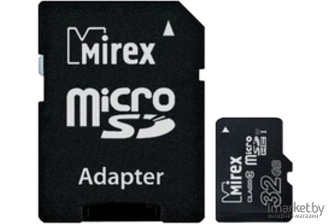 Карта памяти Mirex microSDHC UHS-I (Class 10) 32GB [13612-MCSUHS32]