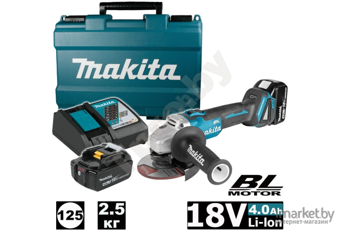 Профессиональная угловая шлифмашина Makita DGA504RME