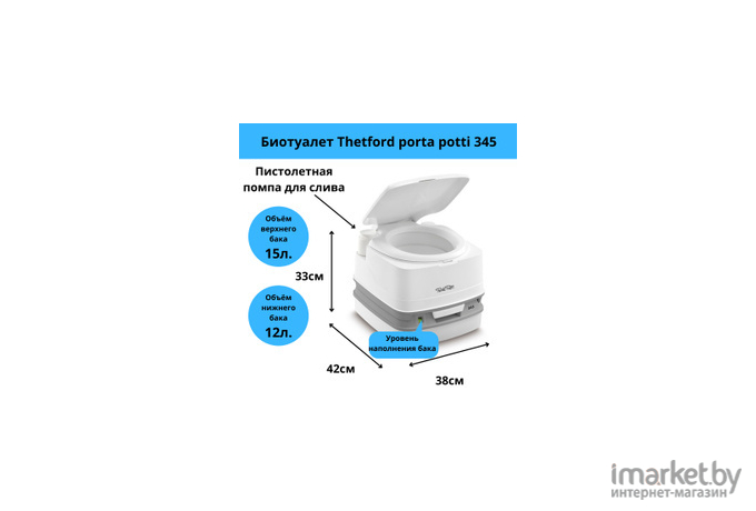 Биотуалет Thetford Porta Potti Qube 345