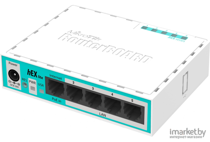 Маршрутизатор Mikrotik Hex Lite (RB750r2)