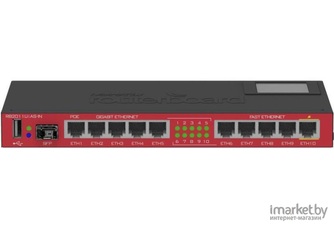 Коммутатор Mikrotik RouterBOARD 2011UiAS-IN (RB2011UiAS-IN)