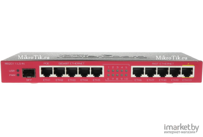 Коммутатор Mikrotik RouterBOARD 2011iLS-IN (RB2011iLS-IN)