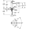 Смеситель Grohe Eurosmart Cosmopolitan (30193 000)