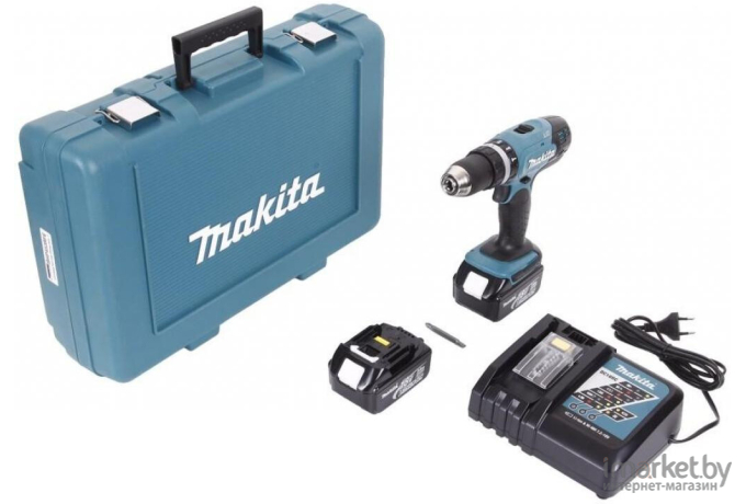 Дрель-шуруповерт Makita DHP453SYE