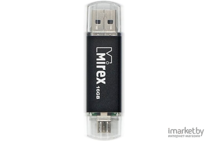 USB Flash Mirex SMART BLACK 16GB (13600-DCFBLS16)