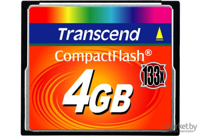 Карта памяти Transcend 133x CompactFlash 4 Гб (TS4GCF133)