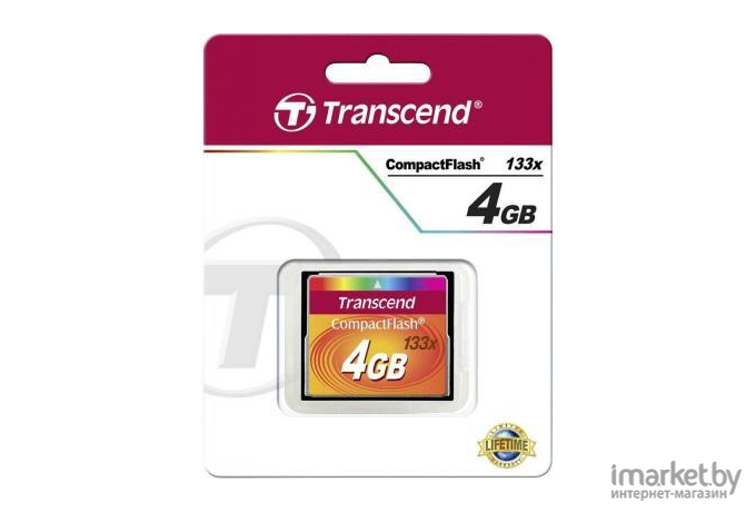 Карта памяти Transcend 133x CompactFlash 4 Гб (TS4GCF133)