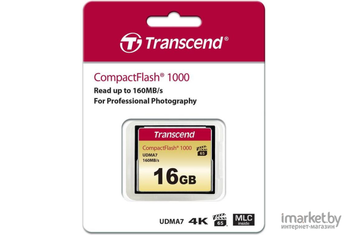 Карта памяти Transcend 1000x CompactFlash Ultimate 16GB (TS16GCF1000)