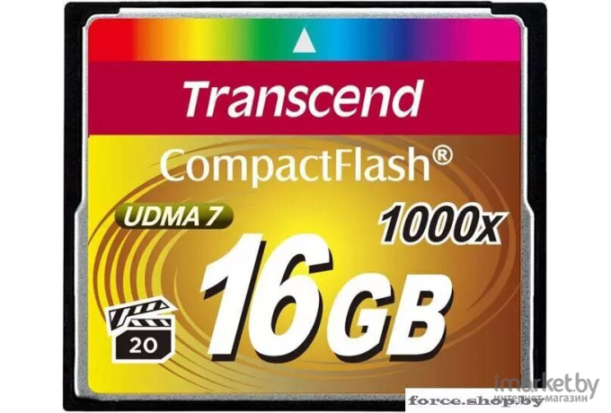 Карта памяти Transcend 1000x CompactFlash Ultimate 16GB (TS16GCF1000)