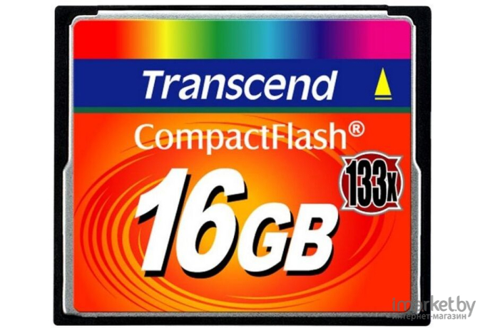 Карта памяти Transcend 133x CompactFlash 16 Гб (TS16GCF133)