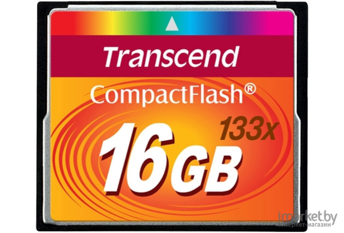 Карта памяти Transcend 133x CompactFlash 16 Гб (TS16GCF133)