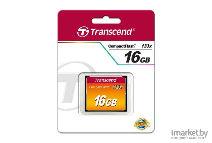 Карта памяти Transcend 133x CompactFlash 16 Гб (TS16GCF133)